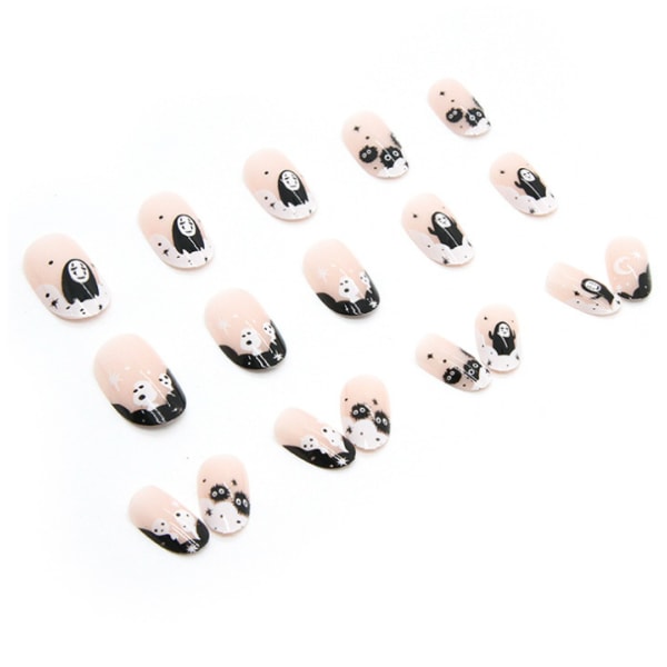 Halloween New Wearing Armor Cute Little Devil Nail Pieces Wh