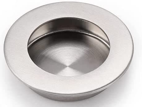 2 stk. 65mm runde runde forsænkede skydedørhåndtag