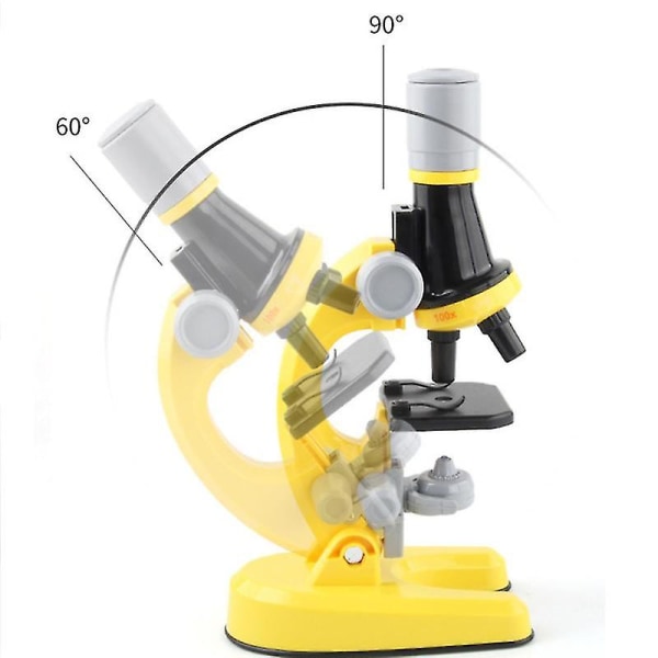 1 leksaksmikroskop barns vetenskap experiment kostym microsco
