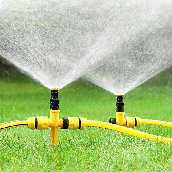 Automatisk 360 graders roterende vandingssystem multi-point sprinkler til
