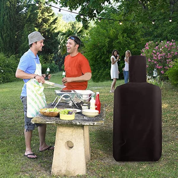 Pizzauunin suojus (musta, 168 * 58 * 45cm), ulkopizzauunin suojus
