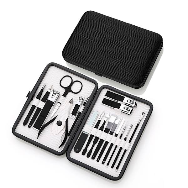 Manikyrset, Pedikyrkit 18 delar, Nagelvård Nagelklippare