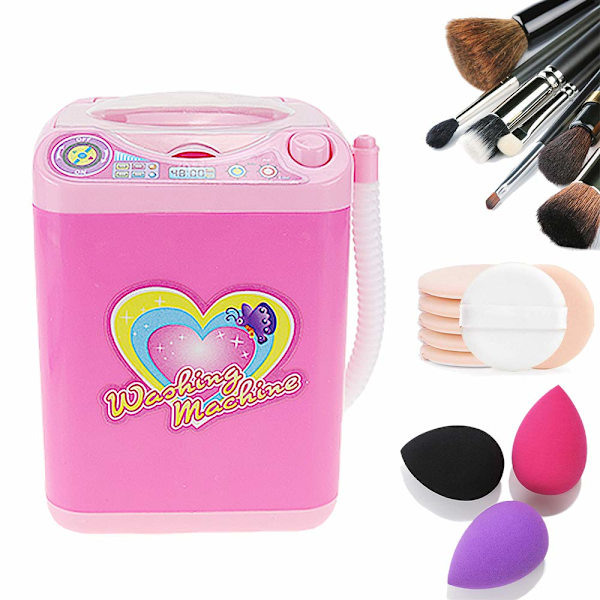 Mini Makeup Brush Cleaner Device Simulation Automatisk Rengöring W