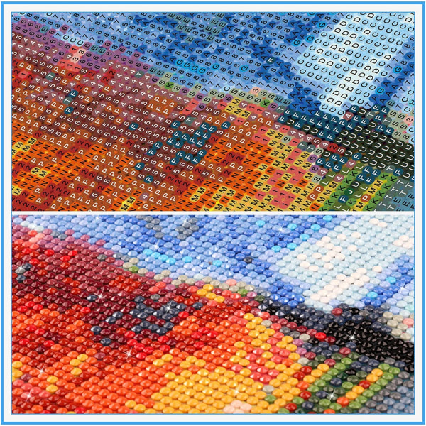 30x40cm 5D DIY Diamantmålning Full, Havslandskap#E, DIY