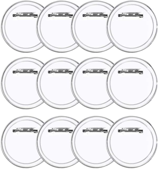 36PCS Gör din egen anpassningsbara knapp 44mm Pin，för DIY Handmade Idea