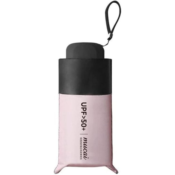 Sammenleggbar paraply Portable Pocket Paraply Solbeskyttelse Anti-UV