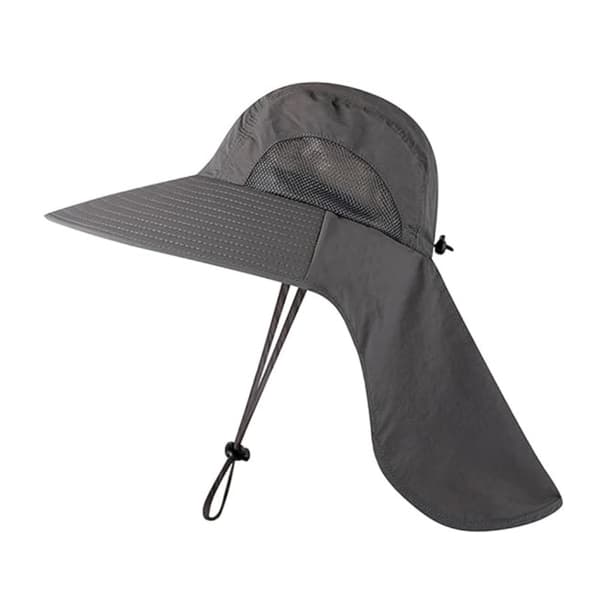Sommer anti-ultraviolet sol bucket hat (Mørkegrå)