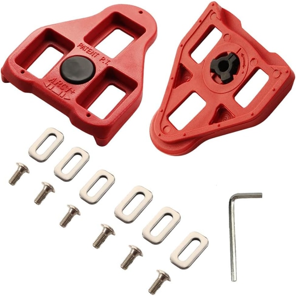 Klosser for pedaler som er kompatible med Look Delta (9° vinkelfrihet)