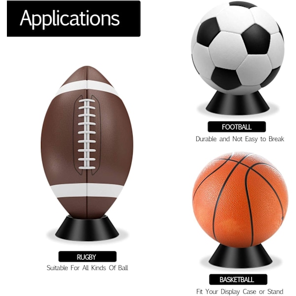 6 stk. ballstativ ballbase pidestall displaystativ for basketba