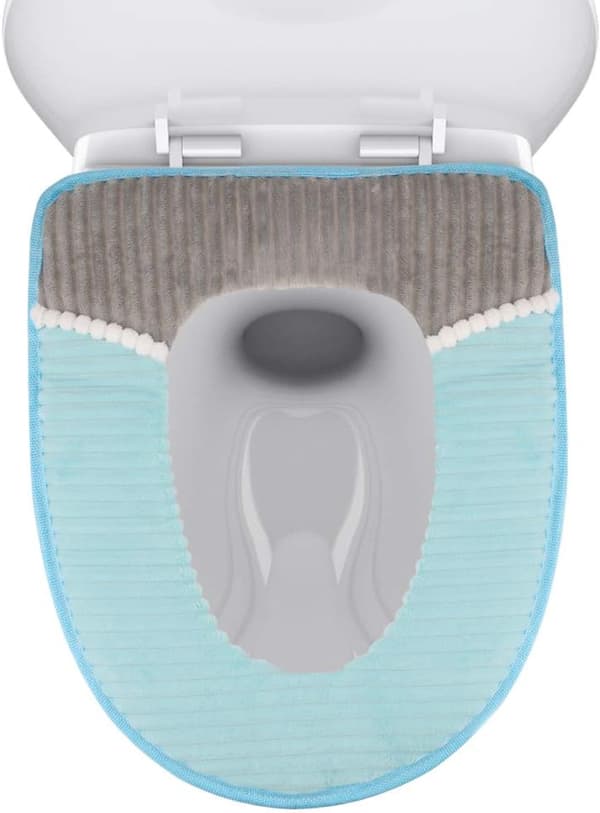 Monivärinen wc-istuinsuojus