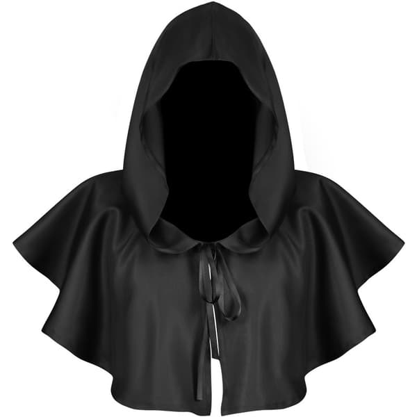 Middelalderlig hættehat kors halskæde Wicca hedensk hætte cosplay tilbehør