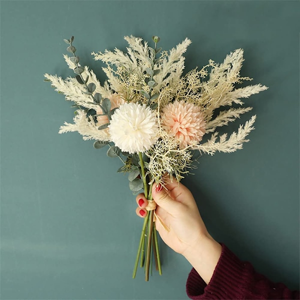 Konstgjorda blommor, konstgjord bukett, blomsterdekor realistisk F