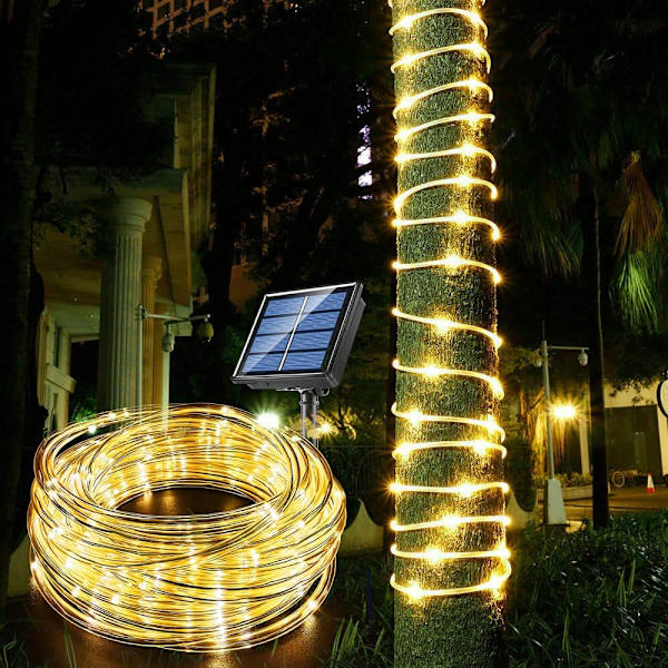 Solcellsrep 40FT 100L IP65 vattentät utomhus LED koppar