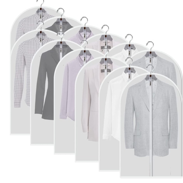 12 pakke klare beklædningsposer Tøjbetræk, der beskytter støv (sæt