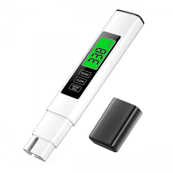 3 i 1 Vattenkvalitetstestare, Högprecision Digital Test Kit för