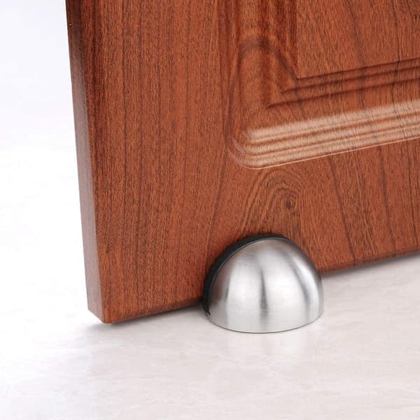 Magnetisk Dørstopper, 4 Stykker Rustfrit Stål Gulv Dørstopper, Flo