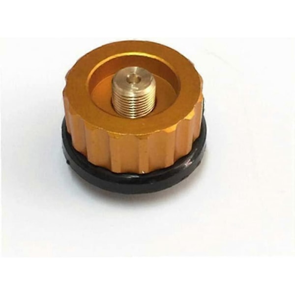 Campingkök Adapter Gasomvandlingshuvud Adapter för Butanbehållare till Skruv Gaspatron Ventiladapter 1 st