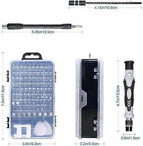 138 i 1 Mini Set Precisionsskruvmejsel Liten Låda Datorskruvmejsel Demontering Laptop PC