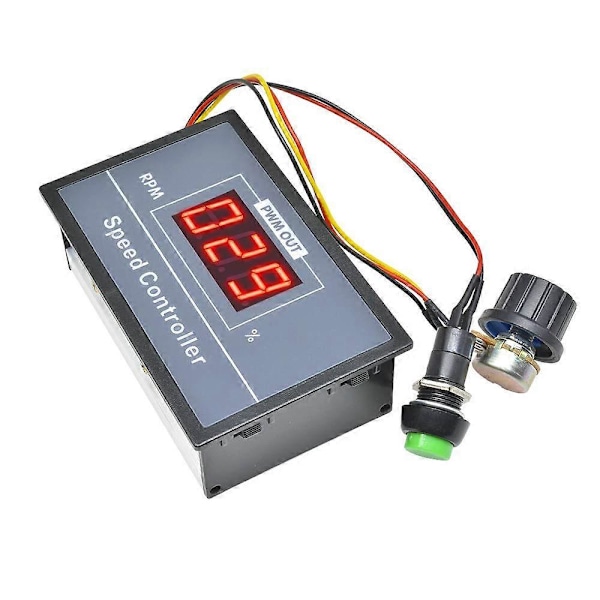 PWM DC Motorvarvtalsregulator (PWM) DC 6-60V 12V 24V 36V 48V 30A Justerbar Motorvarvtalsregulator