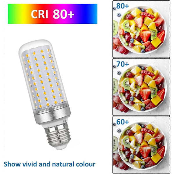 3 st Led E27 Majslampa 30W AC175-265V Varmvit 3000K 2500LM Ej Dimbar 300W Motsvarande Halogenlampa