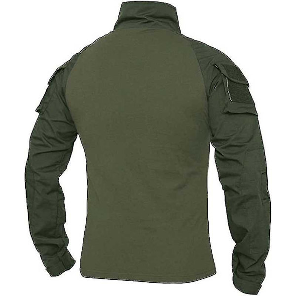 Taktisk Combat-T-shirt för Män, Utomhus 2eply-11yj51-3 Green M
