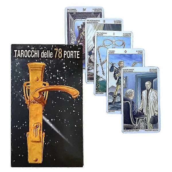 Tarot Of The 78 Doors Kort Profetia Öde Spådom Lek Familj Fest Sällskapsspel