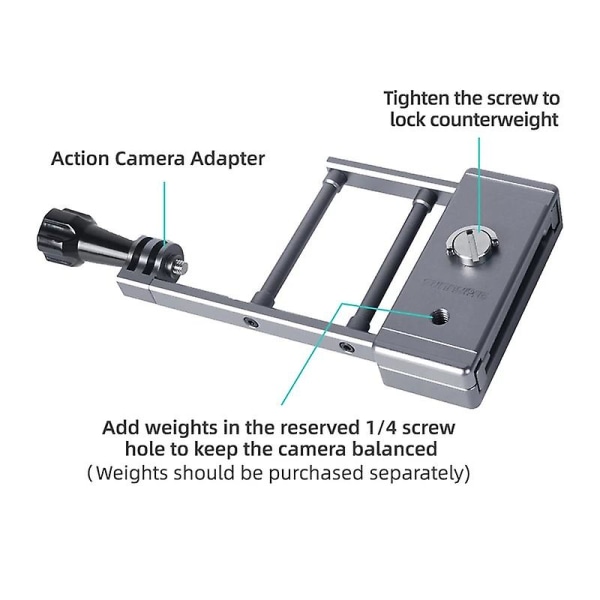 För Dji Osmo Mobile 6 5 Mount Plate Adapter Handheld Gimbal Stabilizer