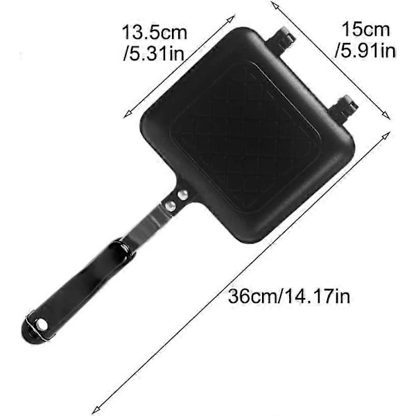 Grillad Smörgås Panini Maker Mini Våffeljärn Panini