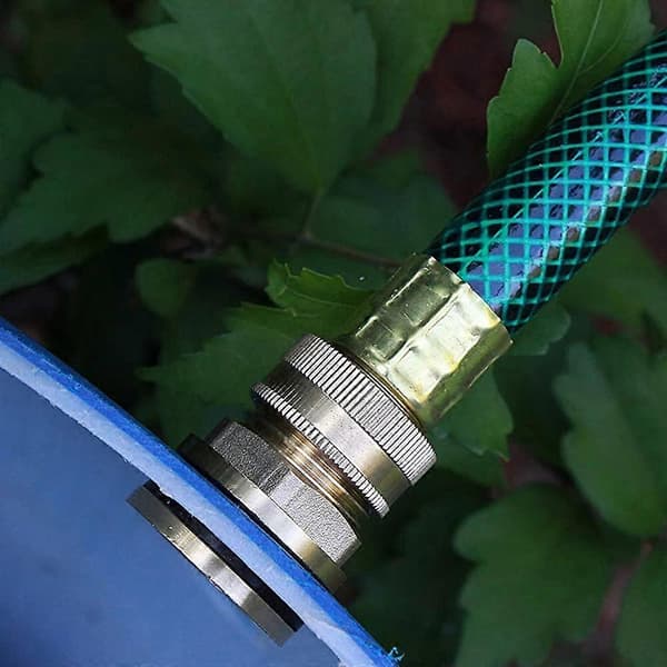 2 st Vattengenomföringar 4,2 cm 1/2\" Mässing Vattenanslutning
