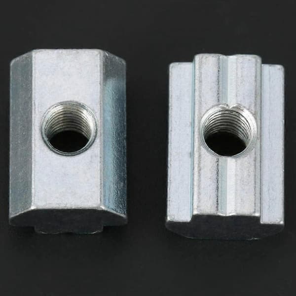 20 st Standard Glidmutter för Aluminiumprofiltillbehör (T-mutter Typ 40 M6)
