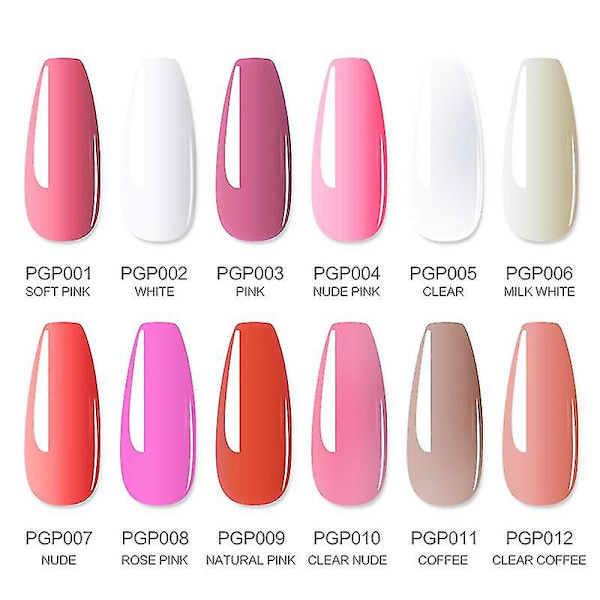 Newway Manikyrset - Gellack Kit med Nagelfräsmaskin, Nagellamp, Akrylkit zh159-1