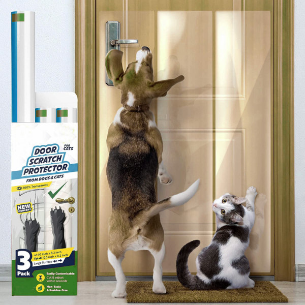 PVC-tejp för katt och hund, reptålig och slitstark Home pro 4 pcs 8.2*40in