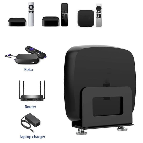 Justerbart väggfäste för TV-box och mediaspelare