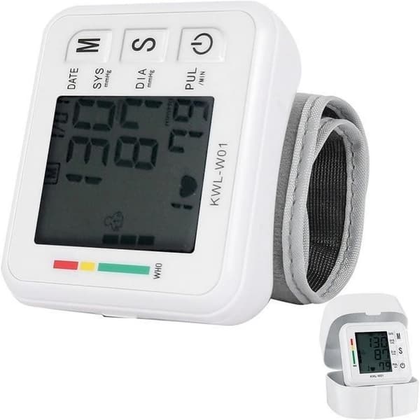 Blodtrycksmätare, med justerbart armband och LCD-display-DYDZ
