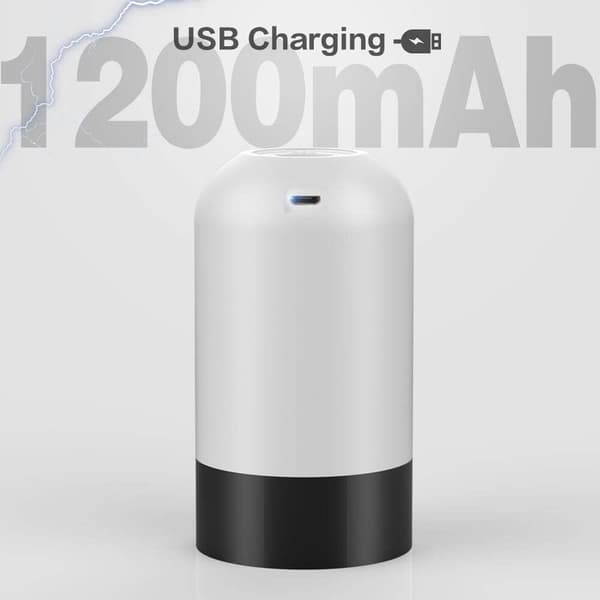 Vattenflaskpump, USB-laddning Automatisk Dricksvattenpump Bärbar Elektrisk Vattendispenser Wat
