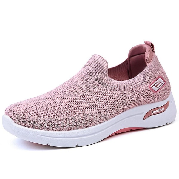 Ortopediska Slip on Sneakers för kvinnor (GET IT) pink 37