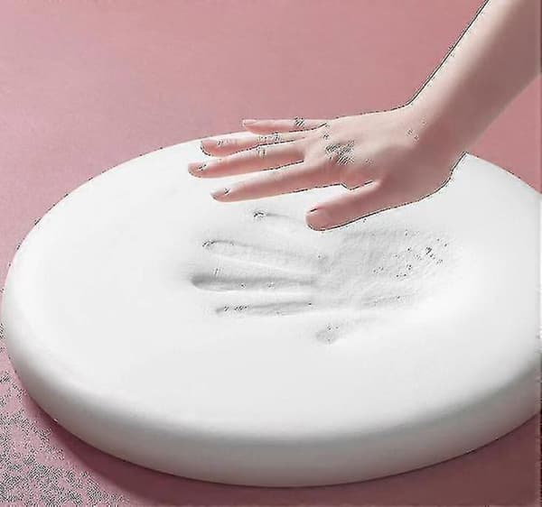 Stol Kudde, Rund Memory Foam Sittdyna Svankstöd Kudde För Stol