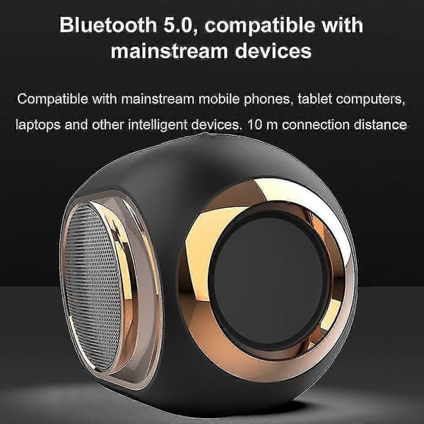 Trådlös Bluetooth-högtalare Stereo Bluetooth-högtalare, Golden Egg Bluetooth-högtalare