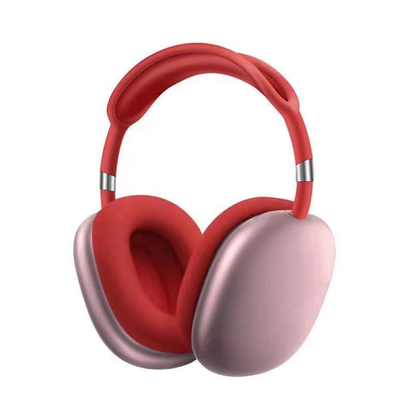 Populära P9 Bluetooth hörlurar, trådlösa med huvudet red
