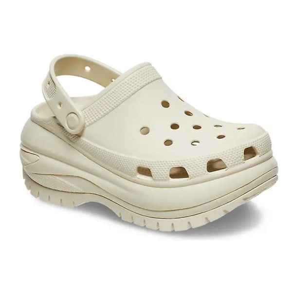 Klassisk Mega Crush Clog Tjock Eva Platform Skor Tjock S Bone white 38-39