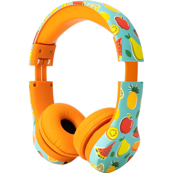 Snug Play+ Barnhörlurar med volymbegränsning för småbarn (pojkar/flickor Fruits