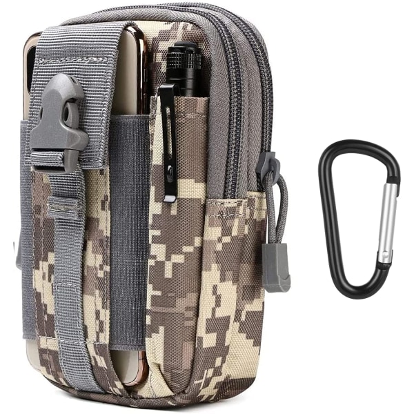 Taktiska Midjeväska, Universal Utomhus Midjeväska | Molle EDC Pou 3 Acu kamouflage02
