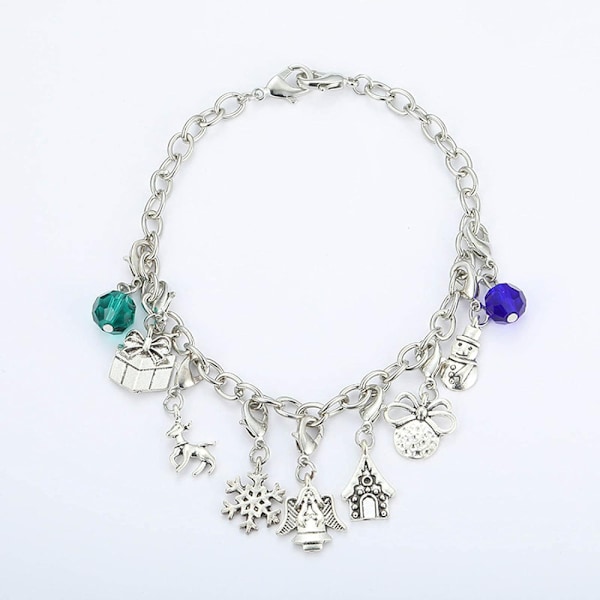 Adventskalender Presentask med DIY-Charm Armbandset för Barn Farbe