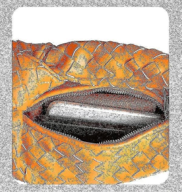 Dam Vävd Handväska i Konstläder, Retro Tote Bag