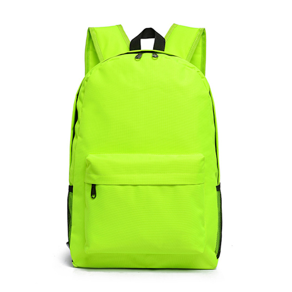 Ryggsäck Candy Ryggsäck Baigou Student Skolväska Fluorescerande grön