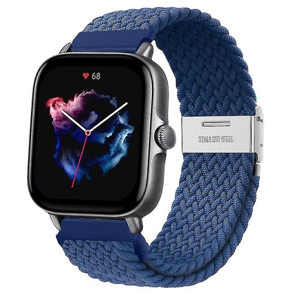 Armband för Amazfit Gts/2/2e/3/gts2 Mini/gtr/3/3pro/gtr2/47mm/stratos/u 2 Atlantic Blue 20mm watch band