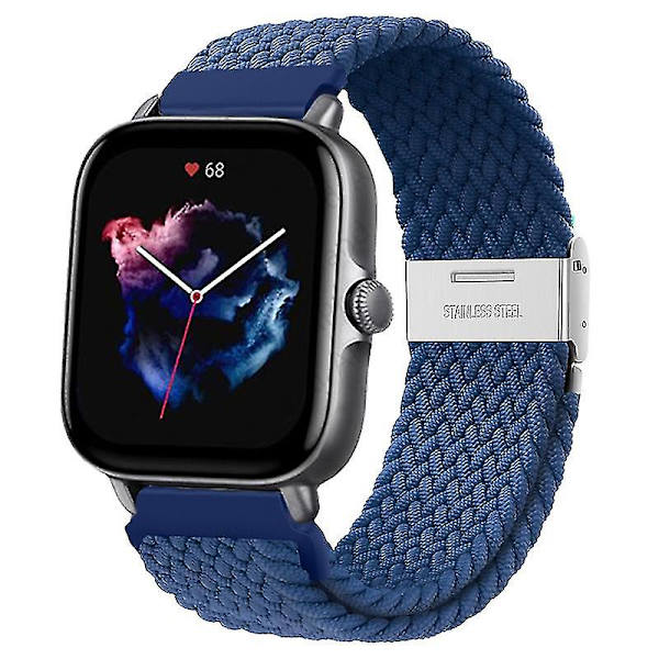 Armband för Amazfit Gts/2/2e/3/gts2 Mini/gtr/3/3pro/gtr2/47mm/stratos/u 2 Atlantic Blue Amazfit GTR 3-Pro