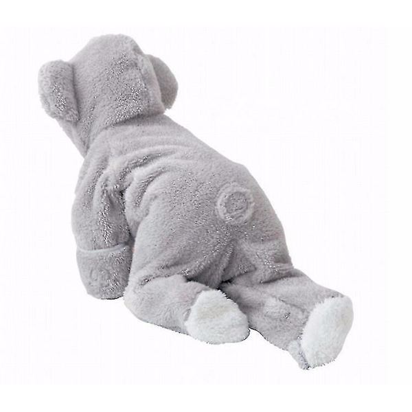 Nyfödda Bebis-Rompers Höst Vinter Varma Fleece Bebis Pojkar Kostym Grå 6-9M