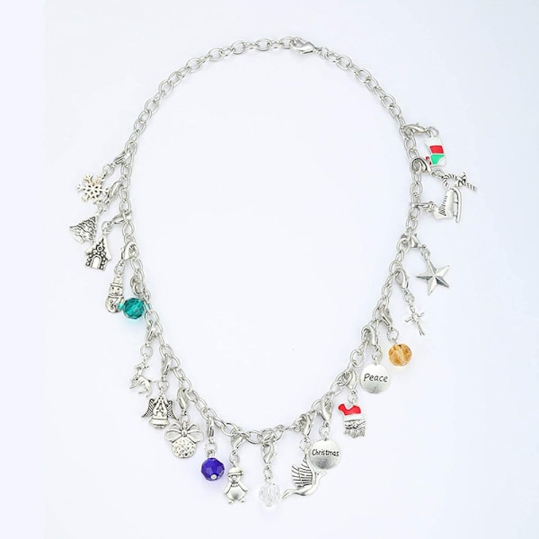 Adventskalender Presentask med DIY-Charm Armbandset för Barn Farbe