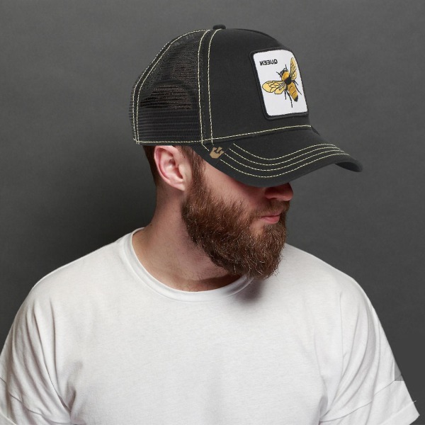 Farm Animal Trucker Justerbar Baseballkeps Mesh Style För Män W Hawk